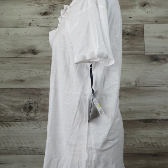 U.S. Polo‎ Assn.* Women's 2 Piece Set Cardigan Sweater Navy/White Blouse~ Medium - Picture 5 of 14